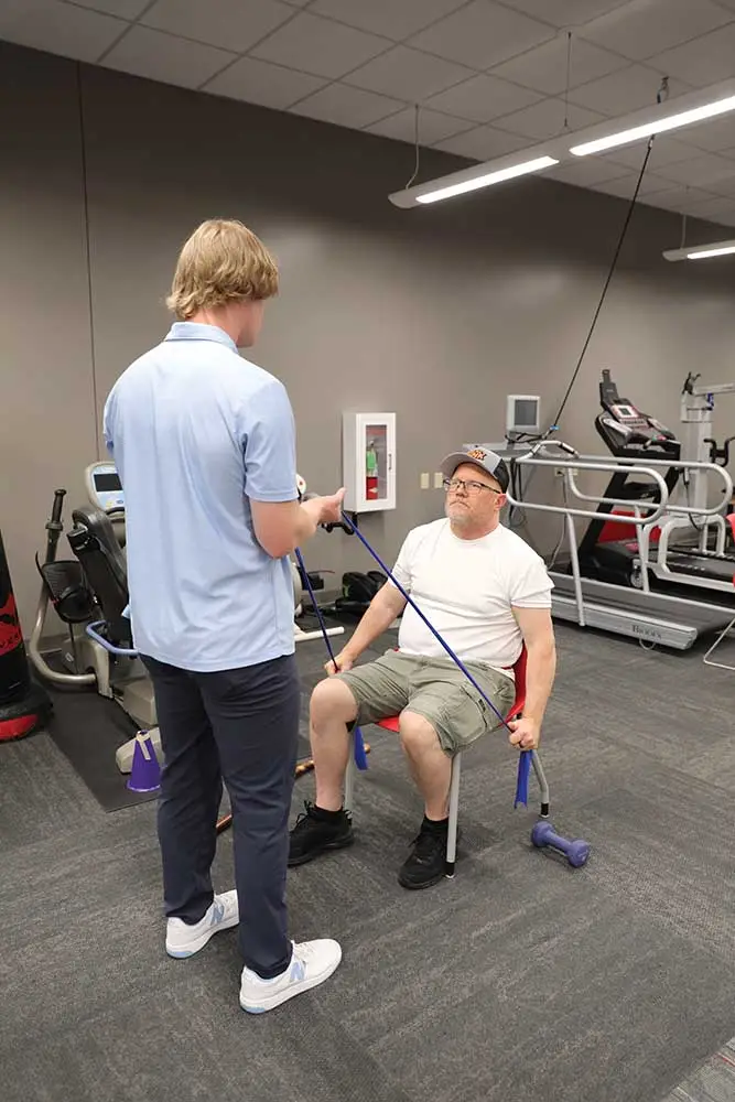 Bradley University clinic fitness and function session