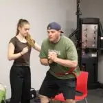 Bradley University clinic training session